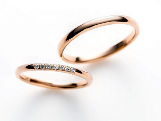 ありがとうPG結婚指輪ピンクゴールド