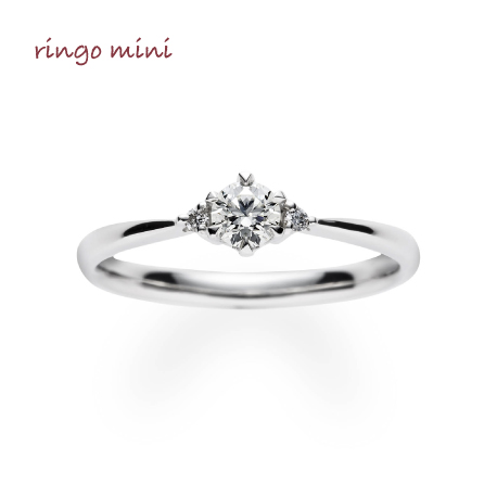 リンゴmini婚約指輪プラチナ