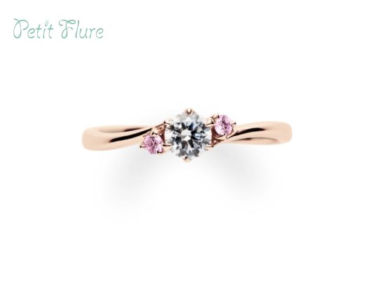 キャンディリリー婚約指輪ピンクゴールド